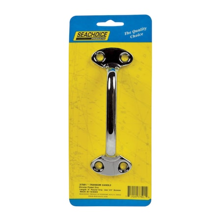 Seachoice Seachoice Chrome-Plated Zinc 6 in. L X 1-5/16 in. W Transom Handle 1 pk 37501